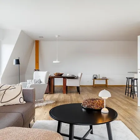 Sonniges City-apartment Mit Terrasse Ueber Den Daechern Von